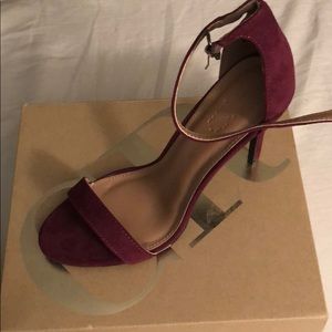 Burgundy heels